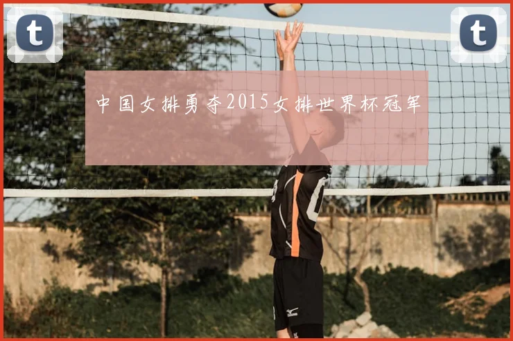 中国女排勇夺2015女排世界杯冠军